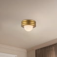thumbnail image 6 of Alora Lighting SF426012PW Harvey 12" Wide Flush Mount Bowl Ceiling Fixture - White, 6 of 7