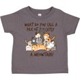 thumbnail image 3 of Inktastic What Do You Call a Pile of Cats? a MEOWTAIN Boys or Girls Toddler T-Shirt, 3 of 5