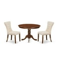 thumbnail image 2 of East West Furniture Dining Room Set Mahogany, HLGA3-MAH-32, 2 of 6