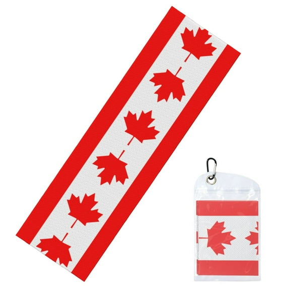 Outdoors Cooling Towel Canadian Flag Cooling Towel For Hot Weather