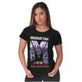 thumbnail image 4 of Urban Manhattan East River New York Womens Slim Fit Graphic Tee Brisco Brands S, 4 of 5