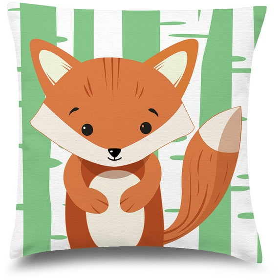 Awkward Styles Nursery Decorative Pillow Covers Fox Throw Cushion Case