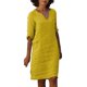 thumbnail image 1 of Vestido mini de algodón y lino con cuello en V para mujer - Manga corta, diseño informal/moda, verano/otoño, corte holgado, lavado a mano, disponible en tallas S-XXL, 1 of 4