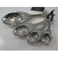 thumbnail image 3 of Ganz Juego De 4 Cucharas Medidoras De Pescado, Talla Única, Plata, 3 of 5