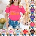thumbnail image 5 of Tkrady Kids Girls Summer New Crewneck Children's Short Sleeve T Shirt Tops Cartoon Graphic Children's Tee, Sizes 1-12 Years, 5 of 5