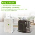 thumbnail image 2 of 3PCS HDC311 Replacement Wicking Humidifier Filter for Essick Air, 2 of 5