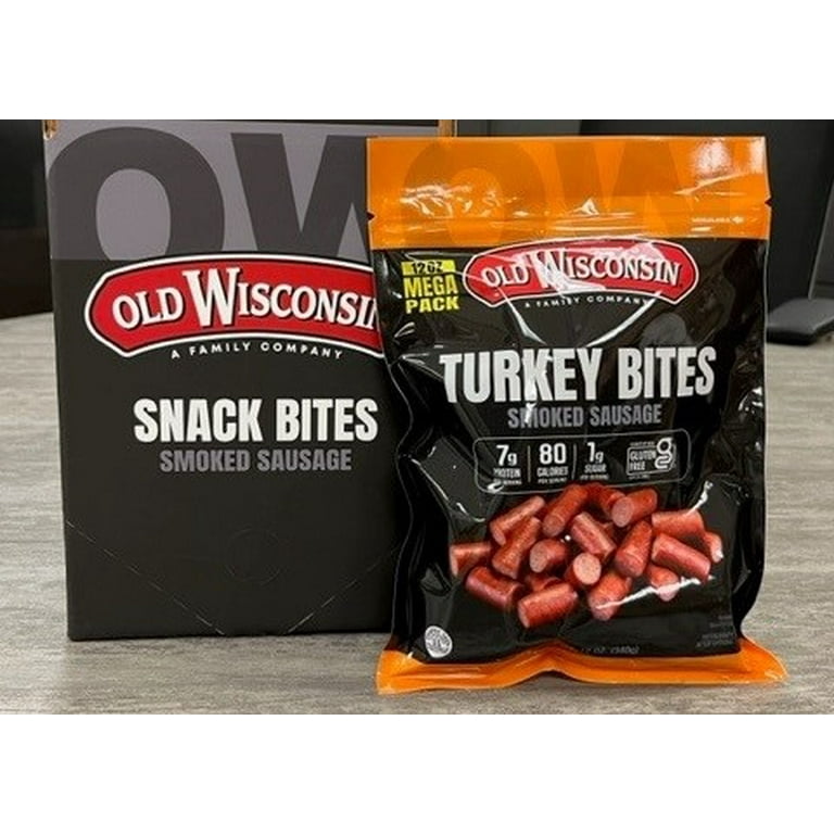 Old Wisconsin Gluten Free Fully Cooked Smoked Turkey Sausage Bites