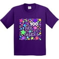 thumbnail image 3 of Inktastic 100 Days of School Pastel Stars Youth T-Shirt, 3 of 5