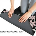thumbnail image 3 of Pioneer Flower Floral Print Pattern Hot Yoga Mat Towel Non Slip for Hot Yoga - Quick-Drying Yoga Mat Cover with 4 Corner Pockets with Travel Bag - Hot Yoga Towel Non Slip 74"x26", 3 of 6