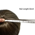 thumbnail image 5 of LYRICAL HAIR Toupee for Men 0.04-0.06mm Ultra Thin Skin Mens Toupee Hairpiece Human Hair Replacement Systems All V-Looped PU Toupee Hair for Men Natural Hairline Mens Hair Wig Units, 5 of 6