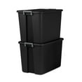 thumbnail image 5 of Sterilite 32 Gallon Latch Tote Plastic, Black, 5 of 6