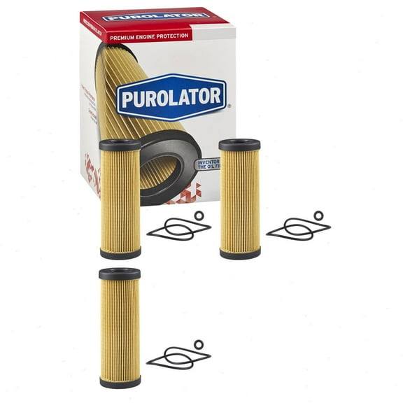 3 pc Purolator L38154 Engine Oil Filters for 730 Oil Change Lubricant Filters