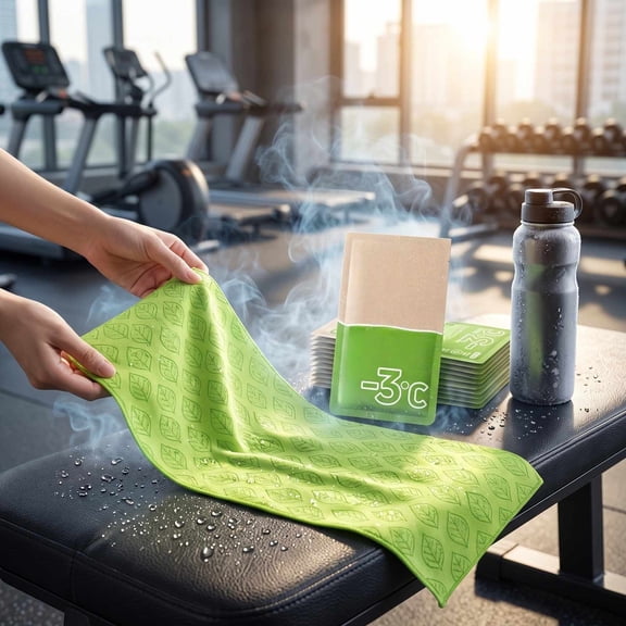Outdoors Cooling Towels for Neck Face - 26.6℉ Neck Cooling Towel for Hot Weather Yoga Sports Golf Sweat - Soft and Absorbent, Instant Cold Towel, 8x24 Inch