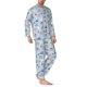 thumbnail image 2 of Balery Brain Training Pijama para Hombre de Dos Piezas con Manga Larga, Conjunto de Dormir y Descanso Suave con Bolsillos-XX-Large, 2 of 7