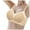 Beige, variant on Fsqjgq Seamless Sports Bras for Women Padded Underwear Full Coverage Wireless Bras Plus Size Full Coverage Back Support Everyday T Shirt Bras M