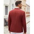 thumbnail image 3 of COOFANDY Men's Linen Blazer Casual Lightweight Two Button Sport Coats Formal Business Suit Jacket Unlined Blazer, 3 of 6