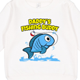 thumbnail image 3 of Inktastic Daddy's Fishing Buddy (blue) Toddler Sweatshirt, 3 of 4