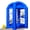 Blue, variant on Inflatable Cash Cube Booth with Blower 8.2 x 5.2 x 5.2 ft Red Money Grab Machine for Business Advertising, Event Promotion and Weddings Activities