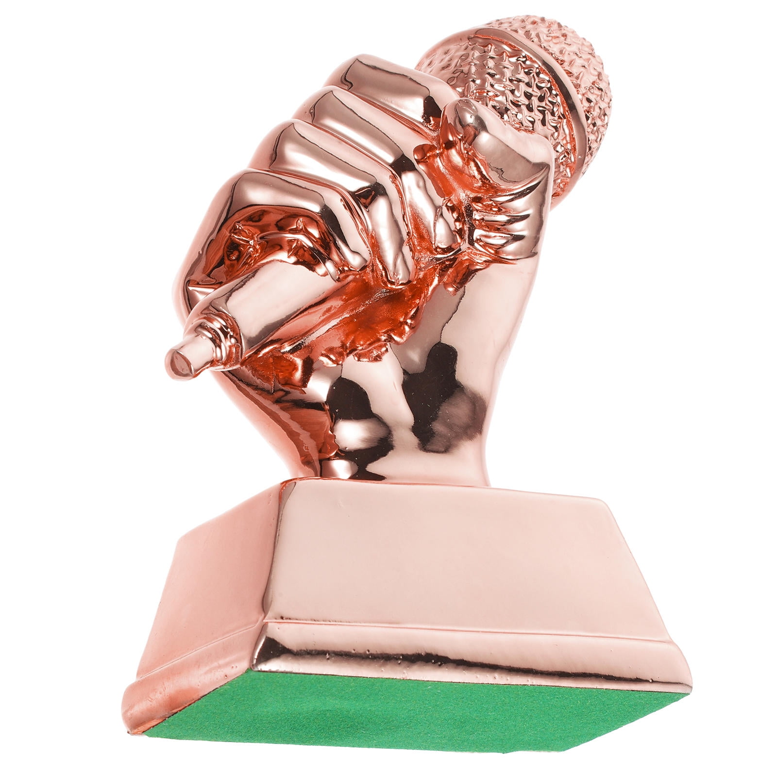 Toyandona Decorative Microphone Trophy Resin Award for Singing and Competition Events