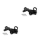 thumbnail image 2 of Scienceny Hot Xd-Aluminium Legering Beveiliging Automatische Venster Gate Lock Voorjaar Bounce Deur Klink Black Silver negro 2piezas Scienceny CBP138050, 2 of 6