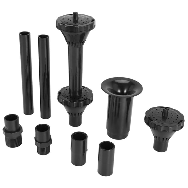 Kit de Boquillas Fuente PequeñA 9 Piezas Cabezas Boquilla Agua para Piscina Bomba Sumergible Estanque