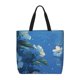 thumbnail image 1 of Disketp Hibiscus Flowers Calm Water Bolsa Tote de Lona para Mujer, Bolso de Hombro y Cruzado con Cierre de Cremallera, 1 of 7