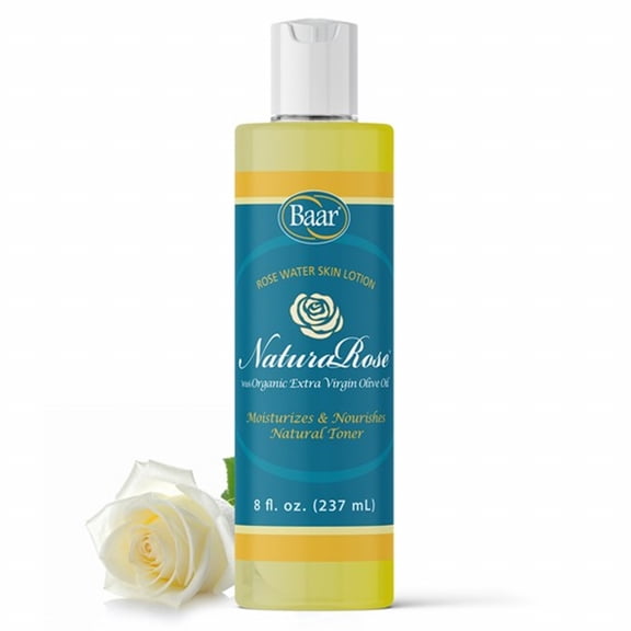 NaturaRose 8 oz- Creamy Rose Water Skin Lotion
