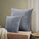thumbnail image 2 of Funda de almohada decorativa EVOLIVE 66x66 cm Micromink Grey, 2 of 6