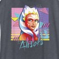 thumbnail image 2 of Women's Star Wars Rebel Ahsoka  Racerback Tank Top Navy Blue Heather X Large, 2 of 4