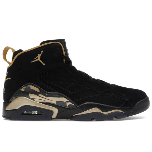 Jordan Men's MVP Black Metallic Gold Shoes, from StockX