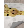 thumbnail image 3 of Giraffe White Area Rug by Kavka Designs, 3 of 3