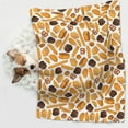 thumbnail image 6 of Disketp Coffee Bun Hot Dog Dog Blanket/Bed Cover for Dogs and Cats,Puppy Essentials-Medium, 6 of 8