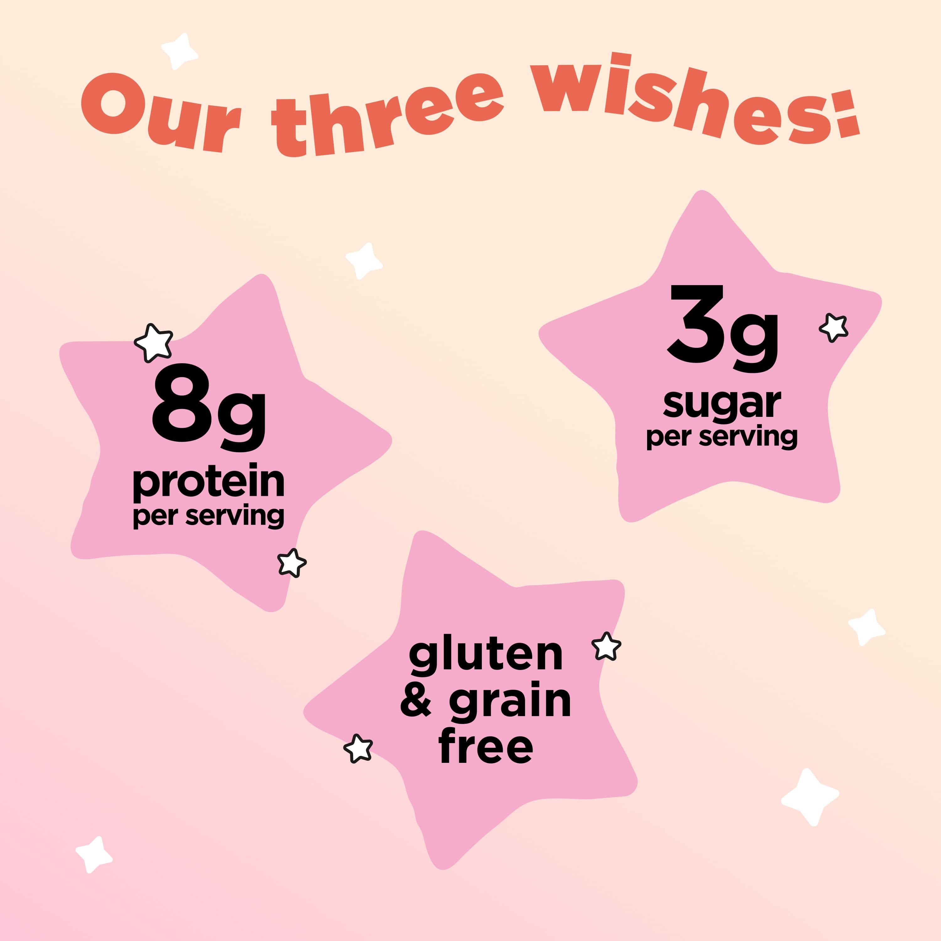 (6 pack) Three Wishes Grain Free Cereal, Cinnamon, Gluten-Free