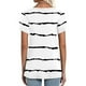 thumbnail image 4 of Pntutb - Camiseta de manga corta con cuello en V para mujer, holgada, informal, de verano Pntutb Pntutb-9054, 4 of 7