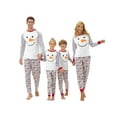 thumbnail image 2 of Tebbis Family Christmas PJS Matching Sets Cotton Pajamas Snowman for Women Men Pet Doll, Boys & Girls Size 8, 2 of 7