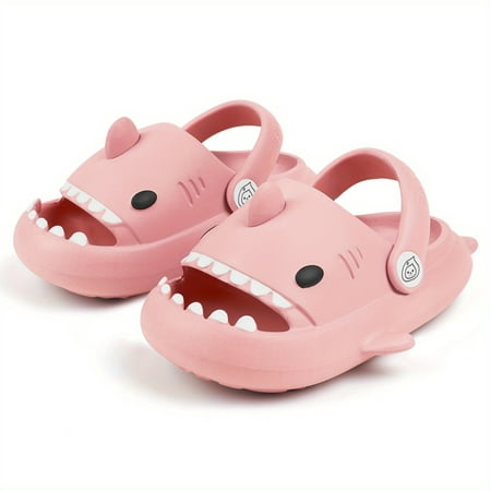 

Boys Girls Shark Sandals Soft-soled Anti-slip Quick Dry Slide Sandals