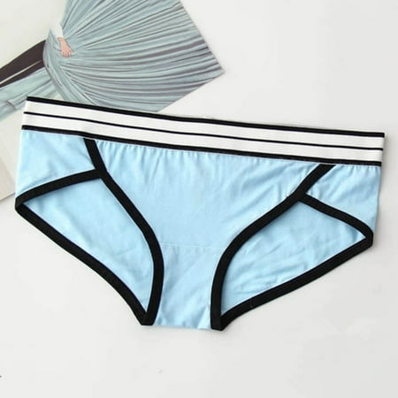 

Hunpta Underwear Women Comfortable Underwear Sports Bag Hip Wide Hem Briefs
