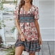 thumbnail image 2 of Vestidos de encaje con estampado floral de manga corta de verano para mujer Fridja  yut6642, 2 of 8