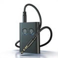 thumbnail image 1 of Transmisor y Receptor Bluetooth 5.2 para Coche, Adaptador de Audio Inalámbrico HD de Baja Latencia con Entrada Auxiliar de 3,5 mm., 1 of 10
