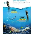 thumbnail image 3 of Greatever Dry Snorkel Set, with Panoramic Wide View,Anti-Fog Scuba Diving Mask, 3 of 7