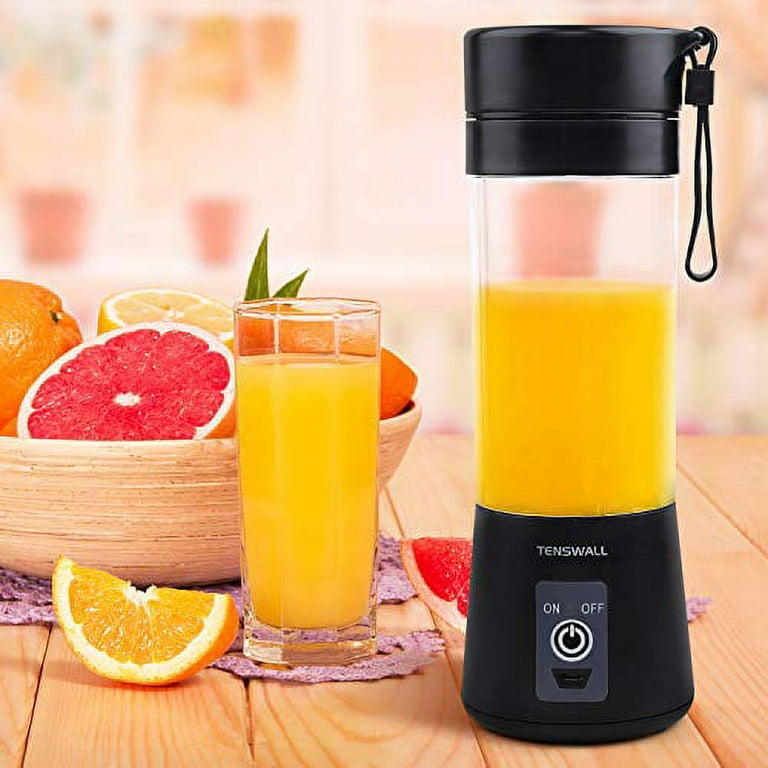 JLLOM Portable Juicer for Fruit Smoothie Shake Juice, Personal Portable  Blender Cup USB Rechargeable Travel