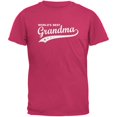 thumbnail image 1 of Mother's Day - World's Best Grandma Pink Adult T-Shirt, 1 of 1
