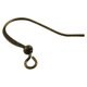 thumbnail image 2 of Bronce Pendientes De Gancho De Bronce Pendientes Earwire Accesorios Joyas Hallazgos Paquete De 100, 2 of 6