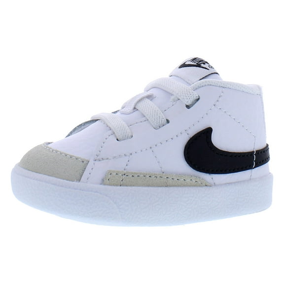 Nike Blazer Mid Crib Infant/Toddler Shoes Size 3, Color: White/Black/White