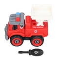 thumbnail image 2 of Building Car Toy, Plastic Bright Color Safe Building Engineering Car Toy, For Children Above 3 Years Old Playing Life Learning Skills Lift Truck Toy, 2 of 8