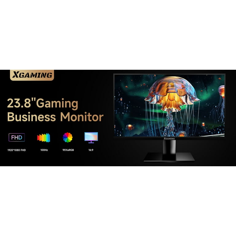 Memzuoix 24'' Ultra-thin 100Hz Gaming Monitor, FHD 1080P