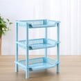 thumbnail image 6 of GETAJGHSD Adjustable 1Pcs Blue Plastic Cube Shelf for Kitchen and Bathroom Use, 6 of 8