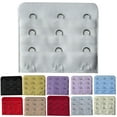 thumbnail image 4 of Cheers.US 10Pcs Women Lady Soft Comfortable Elastic 3-Row 3-Hook Universal Bra Extender Clasp Strap Extension Band Set Lady's Bra Extender Bra Band, 4 of 4