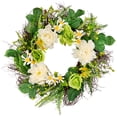 thumbnail image 3 of Northlight Mixed Floral Artificial Spring Wreath - 22", 3 of 10