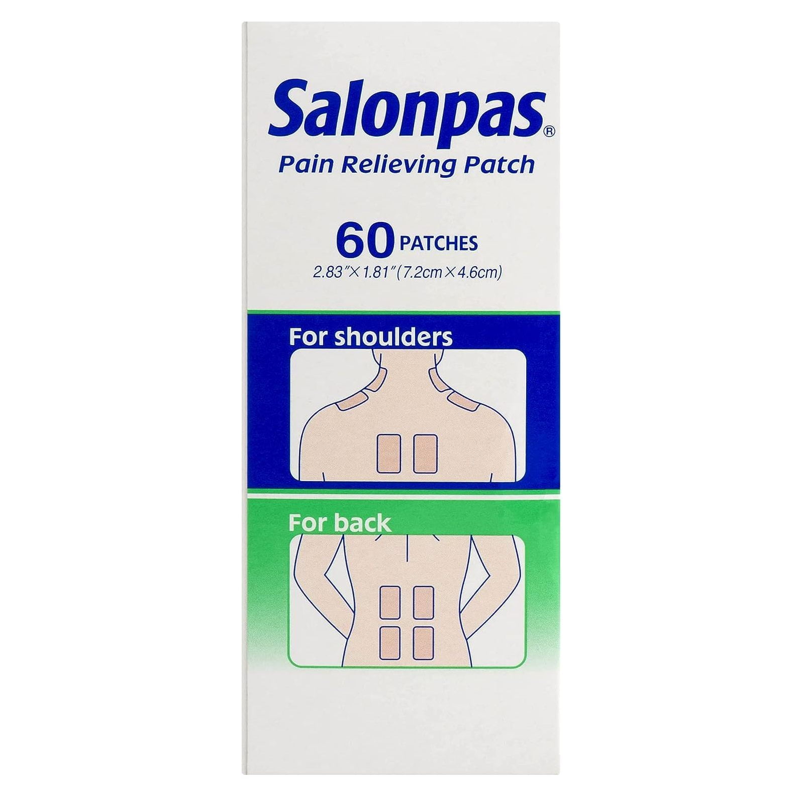 Salonpas Pain Relief Patches 60 Ea - Pack of 3